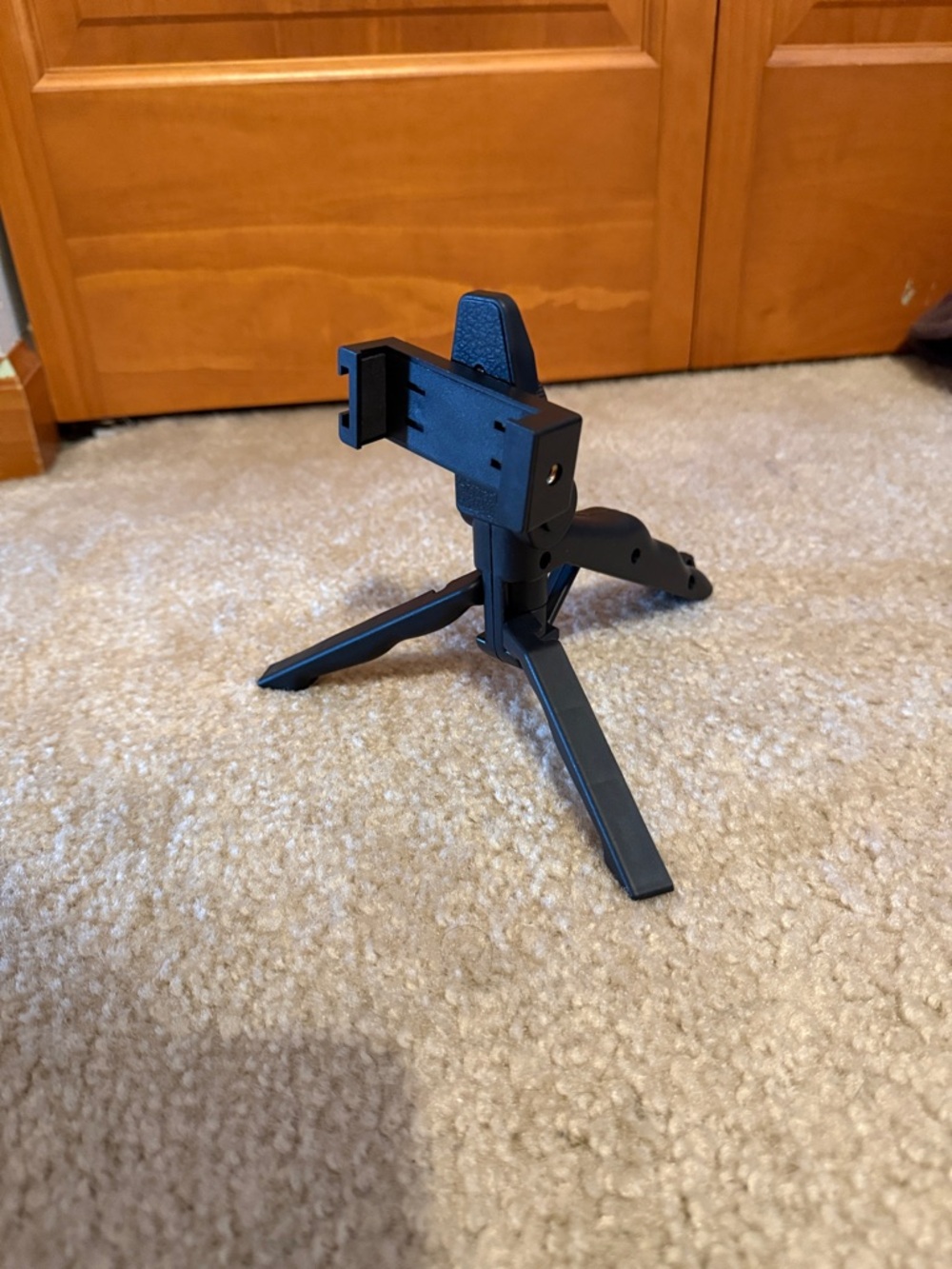 Compact Black Folding Phone/Camera Tripod Stand